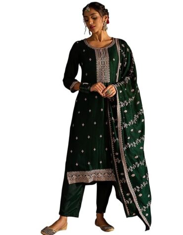 heeramandi style green kurta set with dupatta