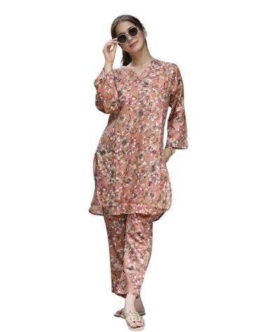 women stylish printed kurta set